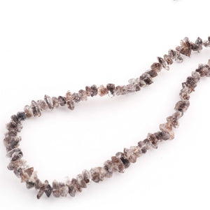 1 Strand AAA Clear Herkimer Diamond Nuggets,  Center Drilled Beads -  3mmx5mm-5mmx19mm 16 inches BR133