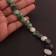 1 Long Strand Bio Chrysoprase  Faceted Briolettes -Oval Shape  Briolettes  11mmx9mm-15mmx12mm  8 Inches BR148