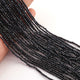 AAA Black Spinel Grey Coated  Micro Faceted 2mm Beads - RB552 - Tucson Beads