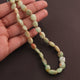 1 Long Strand Bio Chrysoprase  Faceted Briolettes -Oval Shape  Briolettes  8mmx6mm-13mmx10mm  13.5 Inches BR174