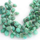 1 Strand Bio Chrysoprase Faceted Briolettes - Oval Shape Beads -15mmx10mm 9 Inches BR192