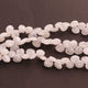 1 Strands  White Rainbow Moonstone Faceted Briolettes - Heart Shape Beads 7mm-9 inches BR197