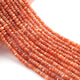 1  Strand Natural Sun Stone Faceted Roundelles - Semi Precious Gemstone Beads Rondelles  Beads, 5mm-8mm-15.5 Inches BR02946