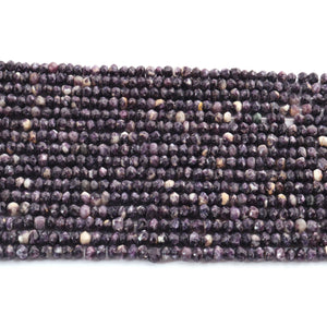 AAA Sugilite Micro Faceted  4mm  Beads- RB571