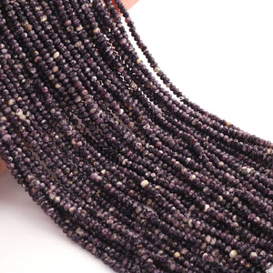 AAA Sugilite Micro Faceted 3mm  Beads -RB570