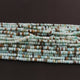 1 Strand Peru Opal Faceted Rondelles -  Semi Precious Peru Opal Roundelles Beads 5mm 13 Inches BR0280