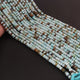 1 Strand Peru Opal Faceted Rondelles -  Semi Precious Peru Opal Roundelles Beads 5mm 13 Inches BR0280