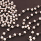 1 Feet Pearl 5mm Rosary Style Beaded  Chain- Pearl Beads 925 Oxidized Sterling Silver Chain SRC0006