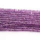 1 Long Strand Shaded Amethyst Faceted Rondelles -Semi Precious Rondelles 3mm-4mm -18 Inches BR0781