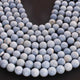 1 Strand Blue Oregon Smooth Round Beads  - Blue Opal Rondelles 7mm 16 Inches BR948