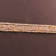 5 Strand Golden Rutile  Faceted Rondelles  - 4mm 13 Inches BR3833