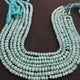 1 Strand Amazonite Faceted Rondelles - Roundelle Beads 6mm-8mm 13.5 Inches BR210