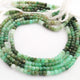 1 Strand Chrysocolla Faceted Rondelles  - Chrysocolla Round Beads 5mm 13 Inches BR227