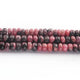 1 Long Strand  Rhodonite  Smooth Round Balls beads - Gemstone ball Beads 7mm-8mm 8 Inches BR929