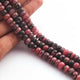 1 Long Strand  Rhodonite  Smooth Round Balls beads - Gemstone ball Beads 7mm-8mm 8 Inches BR929