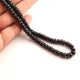 1 Strand Black Spinel  Faceted Rondelles , Gemstone Rondelles - 6mm -13 inche BR246