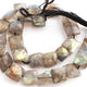 1 Strands labradorite Faceted Chicklet Briolettes - Chicklet Briolettes 9mm-10 mm 9 Inch BR280