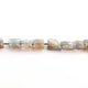 1 Strands labradorite Faceted Chicklet Briolettes - Chicklet Briolettes 9mm-10 mm 9 Inch BR280