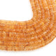 1 Strand Citrine Smooth Heishi Wheel  Briolettes - Wheel  Briolettes  6mm-10mm 13 Inch BR258