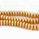 1 Strand Wheel Beads 24k Gold Plated On Copper - Copper Beads 12mm 8 inch GPC1373 - Tucson Beads