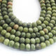 1 Strand Green Aventurine Faceted Round Balls  -  Faceted Roundelles - 8mm 8 Inch BR950