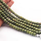 1 Strand Green Aventurine Faceted Round Balls  -  Faceted Roundelles - 8mm 8 Inch BR950