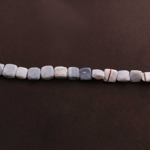 1 Strand Boulder Opal  Faceted Briolettes - Square Shape  Briolettes  9mm-11mm - 8 Inches BR261