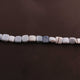 1 Strand Boulder Opal  Faceted Briolettes - Square Shape  Briolettes  9mm-11mm - 8 Inches BR261