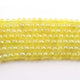 1 Long Strand Lemon Quartz Smooth Round Balls beads - Gemstone ball Beads 6-7mm 8 Inches BR952