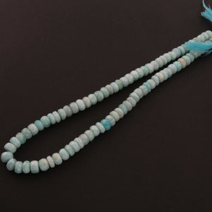 1  Strand  Amazonite Faceted Rondelles - Semi Precious Gemstone Rondelles Beads-8mm-15 Inches BR324