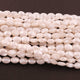 1 Strands White  Silverite Faceted  Briolettes - Oval  Briolettes 9mmx7mm-10mmx7mm 15 Inches BR354