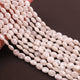 1 Strands White  Silverite Faceted  Briolettes - Oval  Briolettes 9mmx7mm-10mmx7mm 15 Inches BR354