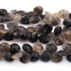 1 Strands Black Rutile Faceted Heart Briolettes - Tourmilated Quartz  Heart Shape Briolettes 9mm-13mm  8 inch BR390