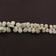 1  Long Strand Amazonite Smooth Briolettes -Pear Shape  Briolettes  23mmx13mm-15mmx9mm  8 Inches BR367