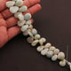 1  Long Strand Amazonite Smooth Briolettes -Pear Shape  Briolettes  23mmx13mm-15mmx9mm  8 Inches BR367