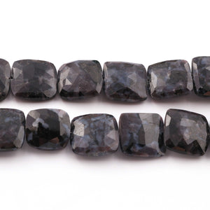 1 Strand Natural Snowflake Obsidian Gemstone Briolette Beads, Square Beads, Briolette beads, -18mmx18mm 8 Inches BR320