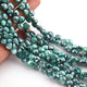 1  Strand Green Silverite Faceted Briolettes -Heart Shape  Briolettes -8mm -11mm-8 Inches BR323