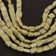 1 Strand Green Opal Faceted Chicklet Briolettes - Chicklet Shape Beads 8mmx7mm-11mmx8mm 8.5 Inches BR375