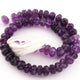 1 Strands Amethyst faceted,Rondelles ,Round Beads,5mm-9mm 10 Inches BR378