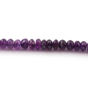 1 Strands Amethyst faceted,Rondelles ,Round Beads,5mm-9mm 10 Inches BR378