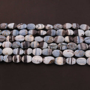 1 Strand Blue Oregon Faceted Oval Briolettes -  Oval Beads 14mmx11mm-15mmx12mm 12 Inches BR489