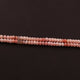 1 Long Strand Shaded Pink Opal Faceted Rondelles - Pink Opal Roundel Beads 5mm-6mm 13 Inches BR476