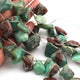 1 Strand Bio Chrysoprase Faceted Briolettes - Fancy Shape Bead 16mmx13mm-25mmx15mm 8.5 Inches BR440