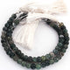 1 Strand Green Jasper Faceted Rondelles - Roundel Beads 8mm 8 Inches BR421