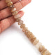 1 Strand Golden Rutile Faceted Roundles - Rondelles Beads 10-13mm 8 Inches BR422