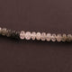 1 Strand Black & Green Rutile Smooth Rondelles Beads - Round Shape Beads7mm 8 Inches BR600