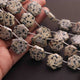 1  Long Strand Dalmatian jasper Faceted Briolettes  -Fancy Shape Briolettes- 11mmx13mm -18mmx21mm-9 Inches BR01537 - Tucson Beads