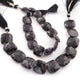 1 Strand Natural Snowflake Obsidian Gemstone Briolette Beads, Square Beads, Briolette beads,Faceted Beads -17mm 8 Inches BR548