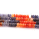 1 Strand Excellent Quality Multi Stone Faceted Rondelles - Mix Stone Round Beads 6mm 9.5 Inches BR590