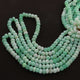 1 Strands Green Opal Smooth Roundelles - Round Shape Beads 6mm-7mm 13 Inches BR563